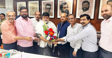 Felicitation of Shri Uday Samant, Hon’ble Cabinet Minister, Govt. of Maharashtra, Ministry of Industries.
